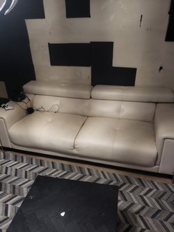 Leather sofa. Bought from city