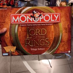 Monopoly Lord Of The Rings Trilogy Edition 
