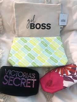 Makeup Bags! $5 each little flower one free if you buy all :)