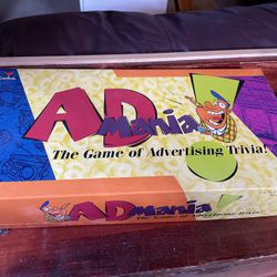Vintage Ad Mania Board Game 