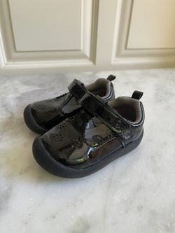 Stride Rite - Black Shoe For Girls - Size 4