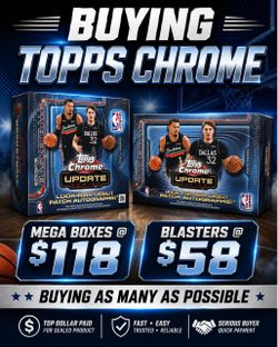 Buying Topps Chrome Update Megas & Value Boxes