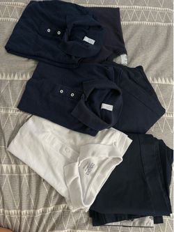 School uniform boys, 2 dickies, 1 champion sweater, 3 shirts
