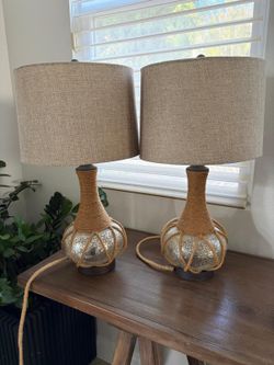 Desk lamps glass