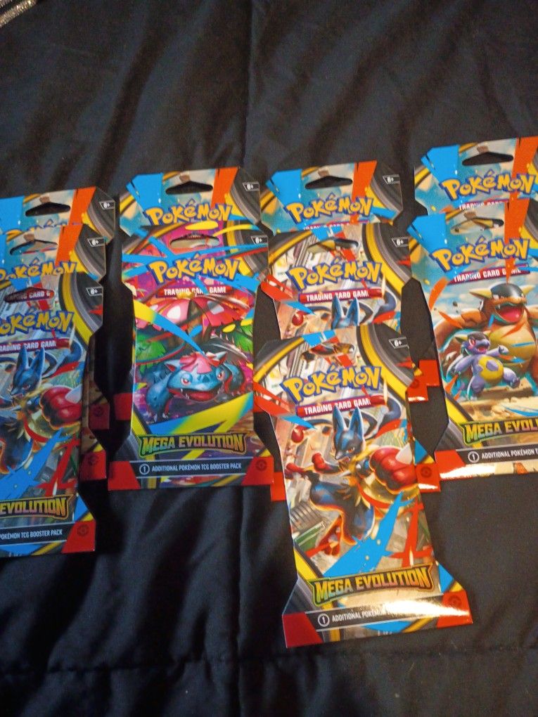 Mega Evolution Sleeved Booster Packs