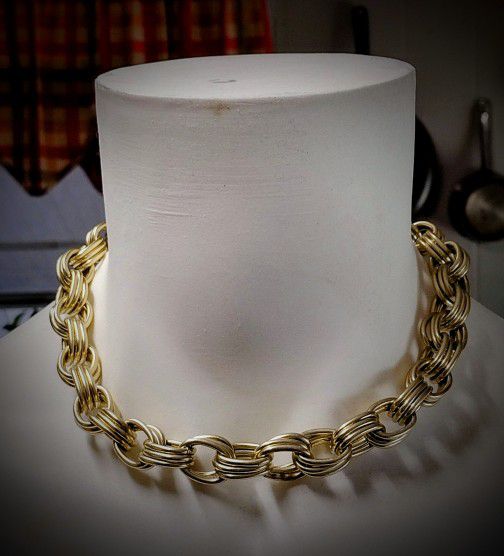 Vintage Fossil Necklace And Bracelet Set
