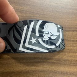 Vintage Metal Militia Belt Size Large