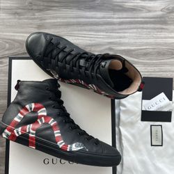 Gucci Leather King Snake High Size 11.5 (Gucci 10.5) Men’s