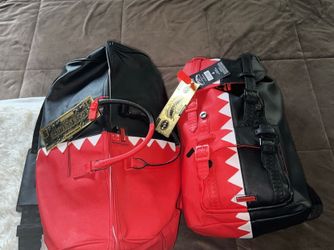 SPRAYGROUND DUFFLE BAG AND BACKPACK SET NEW