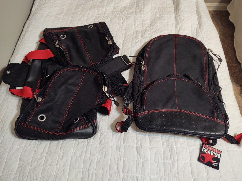 Brand New Marlboro Duffle, Backpack, Side bag And Cooler Bag Set