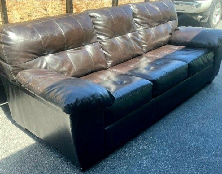 Leather Sofa $225