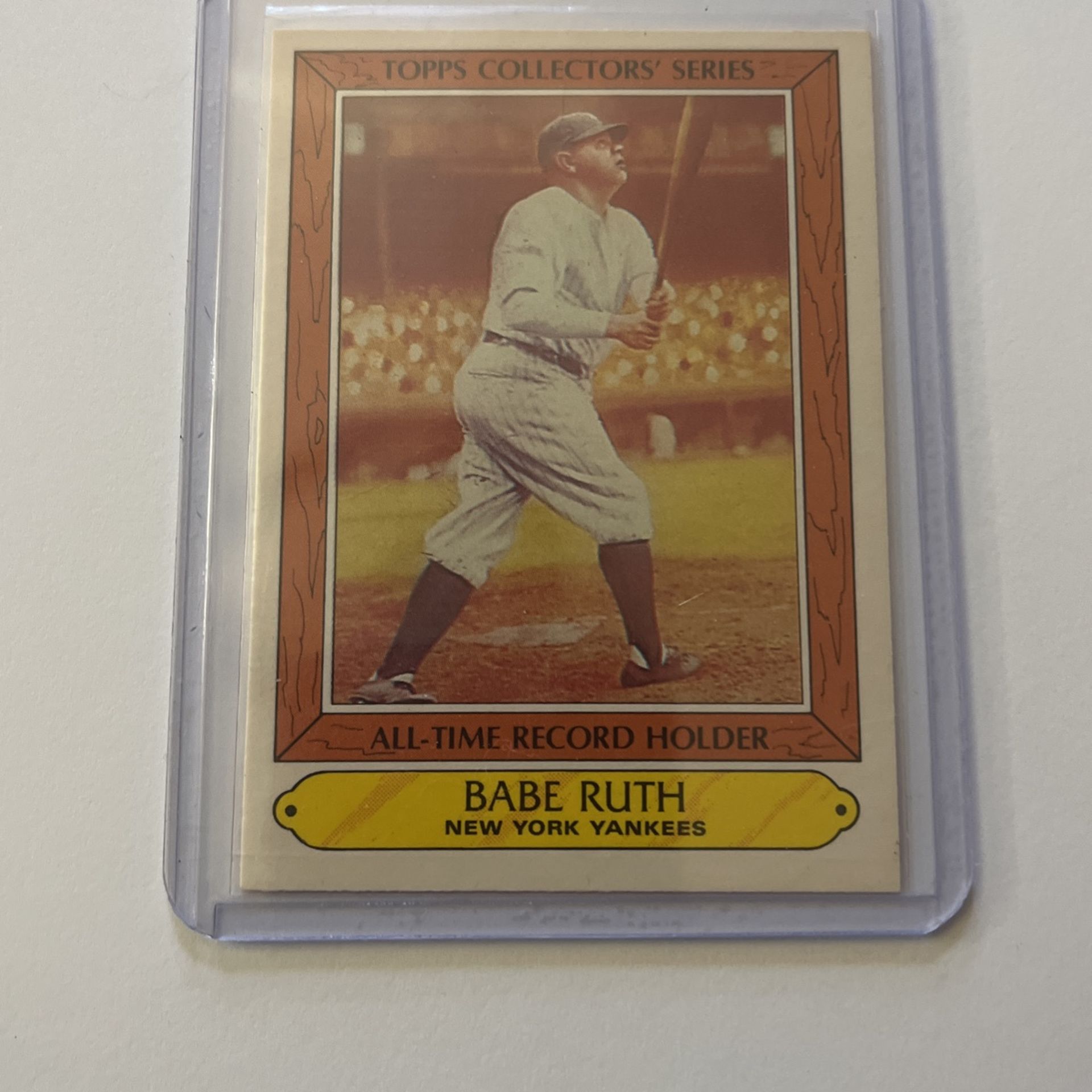 Babe Ruth 1985 Topps Collectors’ Series Card