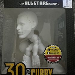 NBA SmALL STARS Minis Stephen Curry Golden State Warriors White Collectible - New Toys & Collectibles | Color: White |