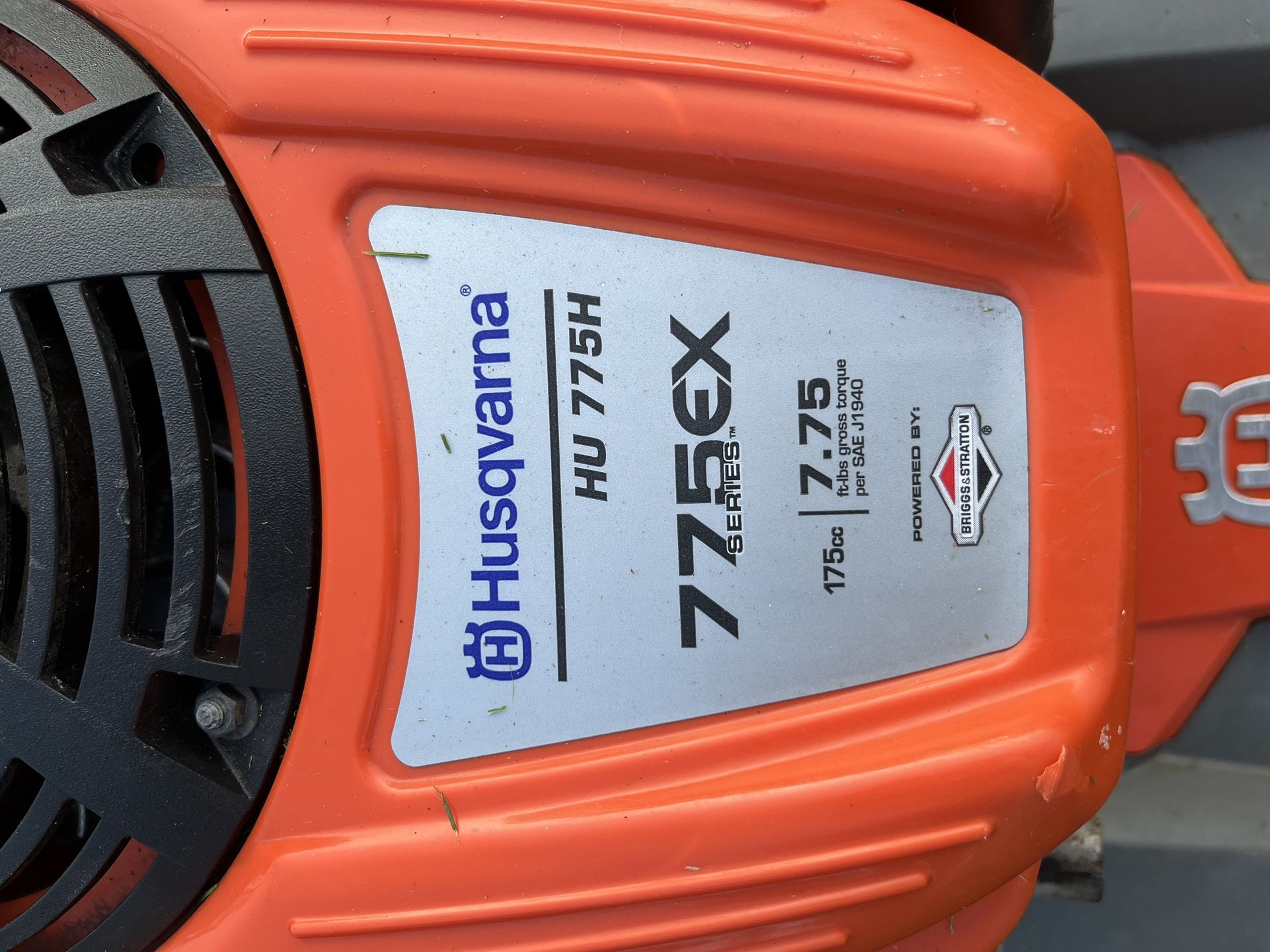 22” HUSQVARNA HU 775EX Series 175cc Gas Selfpropelled Mower for Sale