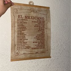 El Mexicano Poster (from Guanajuato,Mex) 