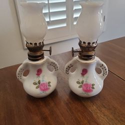 Vintage Mini Oil Lamps