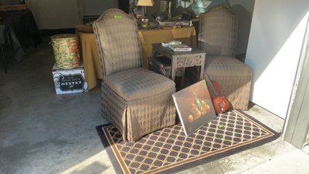 Sheldon’s furniture classic chairs diamond pattern 25 each