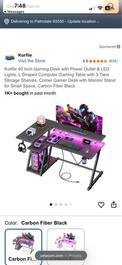 Gaming desk