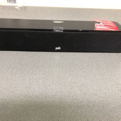 Polk - S35 American HiFi Home Theater Slim Center Speaker (Black)