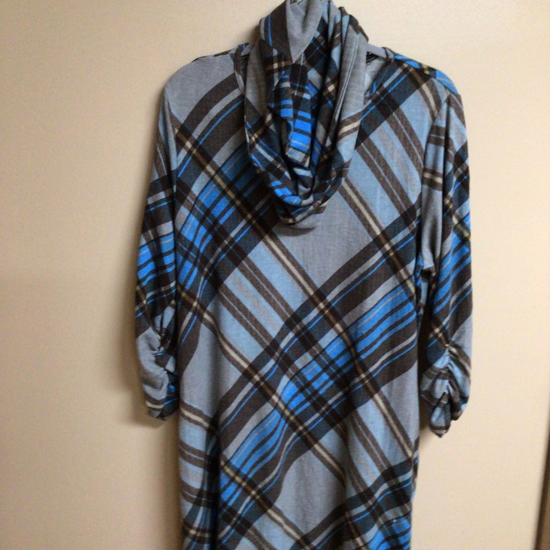 Flannel dress extra-large very nice dress.