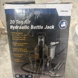 PITTSBURGH 20 Ton Air/Hydraulic Bottle Jack