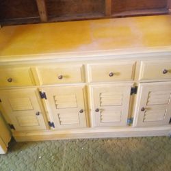 Pure Pine Wood Dining Room Chest 