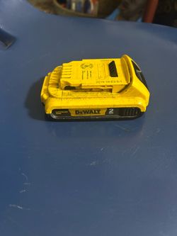 DEWALT 20V MAX 2.0Ah Compact Lithium-Ion Battery, specifically model DCB203.