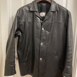 Vintage Italian Leather Jacket XL