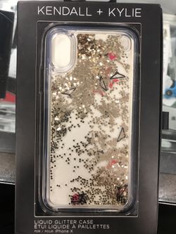 NEW IPhone X Liquid Glitter Case Kendall + Kylie