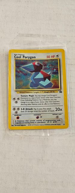 Factory Sealed Porygon Holo Pokémon Card #15