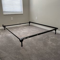 Metal Bed Frame Adjustable To Twin/Full Size Holds Up To 1000 lb. Distributed Weight 63” L. Delivery Available