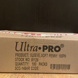 Ultra Pro Soft Penny Sleeve Case 10,000 (100 Packs)