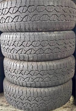 275/65/18 Goodyear set de llantas usadas en buenas condiciones las 4