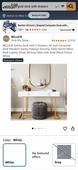 Vanity Desk