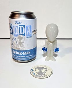 Spider-Man Funko Soda Marvel Amazon Exclusive Collectible Figure, POG & Tin