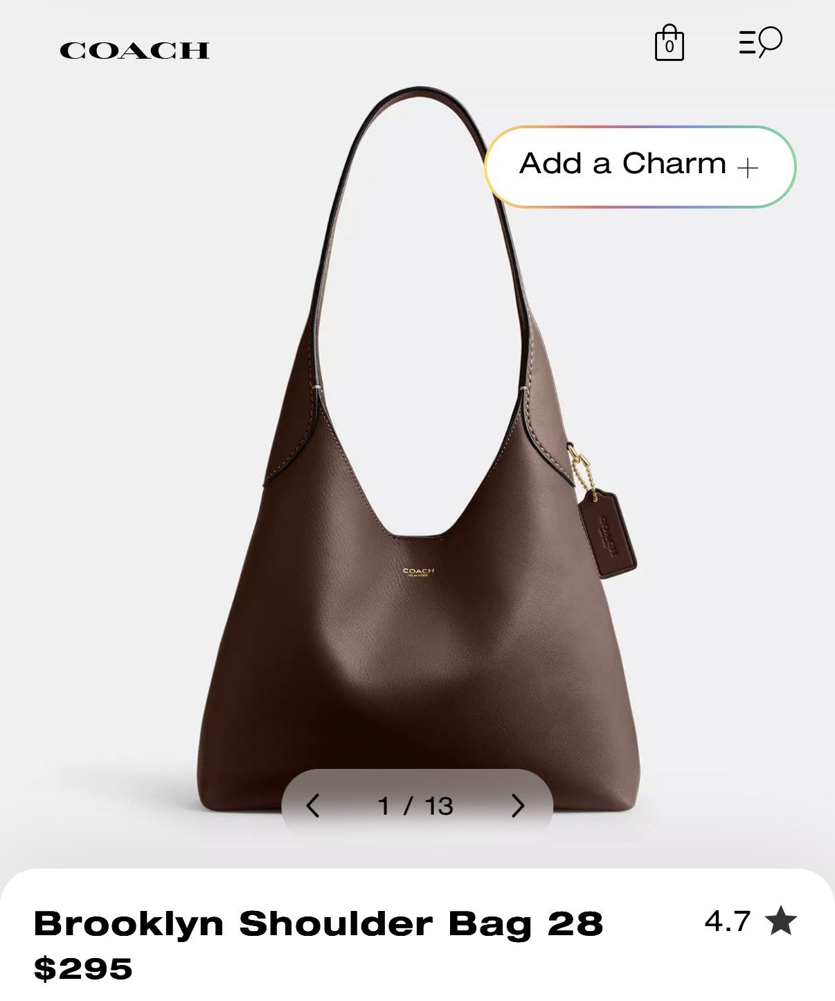 Coach Brooklyn Shoulder Bag 28