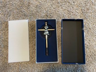 Baby Girl Cross Present