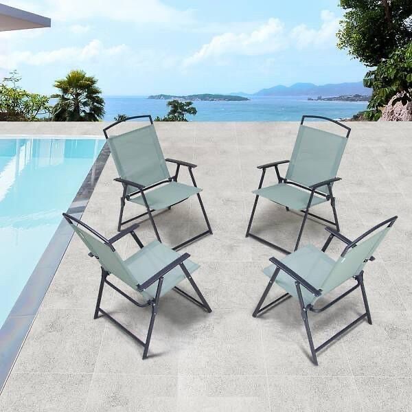 New Patio Outdoor Folding Chairs