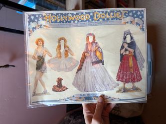 Shackman Hollywood Dollies Silent Movie Star Paper Dolls (Mae Murray)