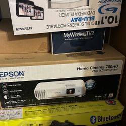 Home Cinema 760HD 720p 3LCD Projector - White