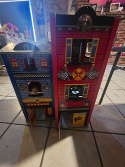 Wooden firehouse