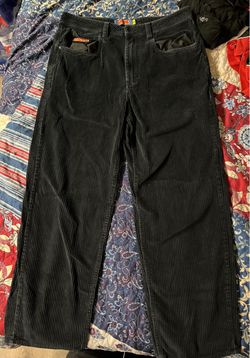 Empyre Skate Black Corduroy Pants, used Loose Fit, Size 32
