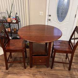 High Table And Chairs