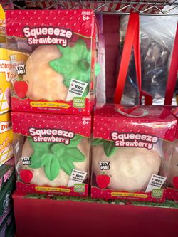 Squeeeze Strawberry Squishy Scented Toy