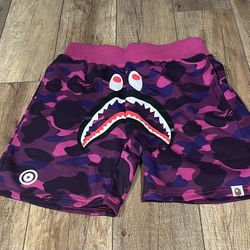 BAPE Purple Shorts 