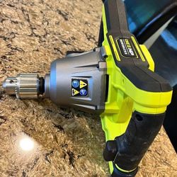 RYOBI ONE+ 18V HP 1/2in Brushless Cordless Mud Mixer (Tool Only)
