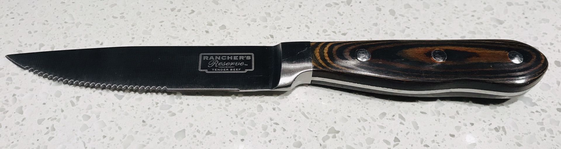 NEW Ranchers Reserve 10" Steak Knife With 5" Stainless Steel Blade Pakkawood Handle