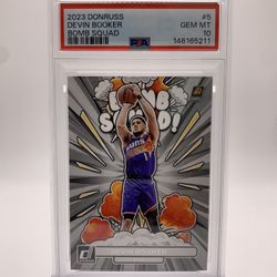 Devin Booker 2023 Donruss Bomb Squad PSA 10 GEM MINT