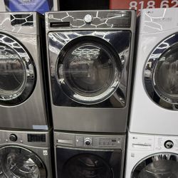 Kenmore Stainless steel washer and gas dryer set 