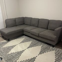 Charcoal Grey Sectional